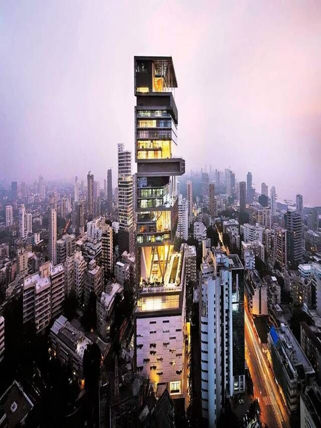 Antilia, Mumbai- World's Most Expensive Residence | Expensive houses,  Billionaire homes, Most expensive