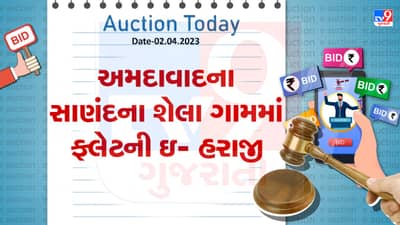 Auction Today : અમદાવાદના સાણંદના શેલા ગામમાં ફલેટની ઇ- હરાજી, જાણો વિગતો