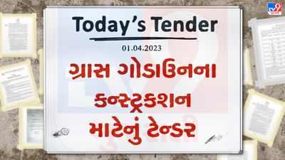 Tender Today : ગ્રાસ ગોડાઉનના કન્સ્ટ્રકશનના કામ માટે ટેન્ડર જાહેર , જાણો તમારા શહેર માટે તો નથી ને આ લાખો રુપિયાનું ટેન્ડર