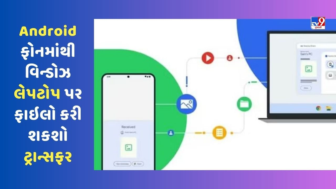 Android ફોનમાંથી વિન્ડોઝ લેપટોપ પર ફાઈલો કરી શકશો ટ્રાન્સફર, Google Nearby Shareનું નવું વર્ઝન કરશે રિલીઝ