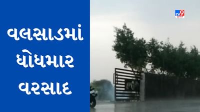 Gujarati Video : હવામાન વિભાગની આગાહી અનુસાર વલસાડમાં ગાજવીજ સાથે વરસાદ, જગતનો તાત ચિંતામાં Gujarati Video : હવામાન વિભાગની આગાહી અનુસાર વલસાડમાં ગાજવીજ સાથે વરસાદ, જગતનો તાત ચિંતામાં