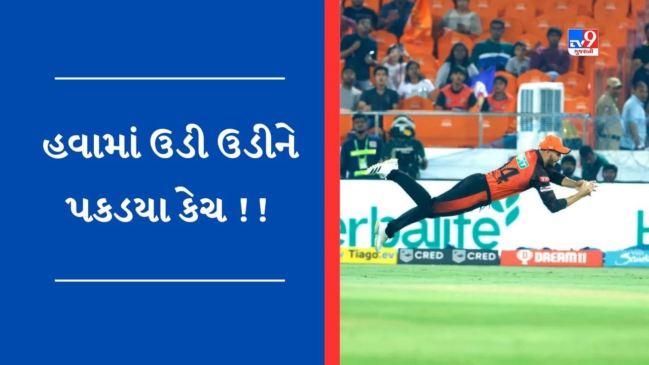 Aiden Markram Catch Video: હૈદરાબાદના કેપ્ટન એડન માર્કરમે હવામાં ઉડીને પકડયા હેટ્રિક કેચ, શાનદાર કેચના Video થયા વાયરલ