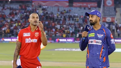 IPL 2023ની 38મી મેચ મોહાલીમાં રમાઈ રહી છે. પંજાબ કિંગ્સ અને લખનઉ સુપર જાયન્ટ્સ વચ્ચે ટક્કર થઈ રહી છે. પંજાબના કેપ્ટન શિખર ધવને ટોસ જીતીને પ્રથમ ફિલ્ડીંગ પસંદ કરી હતી. આમ લખનઉની ટીમ ટોસ હારીને પ્રથમ બેટિંગ કરવા માટે ઉતરી હતી.
