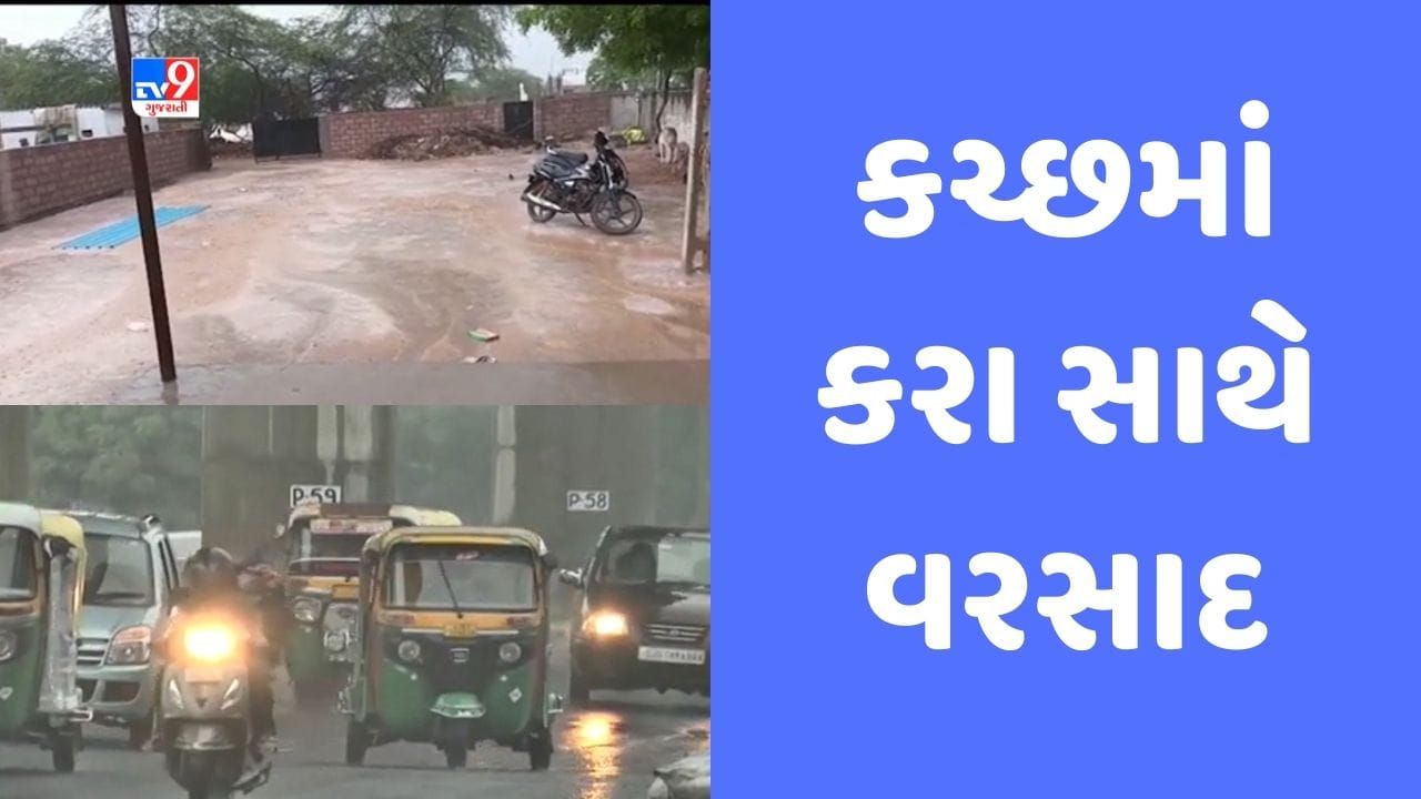 Gujarati Video: કચ્છ રતનાલમાં ભારે પવન સાથે કરાનો વરસાદ, માધાપર, કોટડા, નાડાપા ધાણેટીમાં વરસાદ Gujarati Video: કચ્છ રતનાલમાં ભારે પવન સાથે કરાનો વરસાદ, માધાપર, કોટડા, નાડાપા ધાણેટીમાં વરસાદ