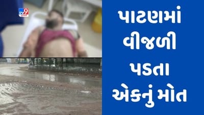Rain Breaking : પાટણમાં રાણીની વાવ જોવા આવેલા પર્યટકનું વીજળી પડતા મોત, અન્ય એક વ્યક્તિ ઇજાગ્રસ્ત, જુઓ Video