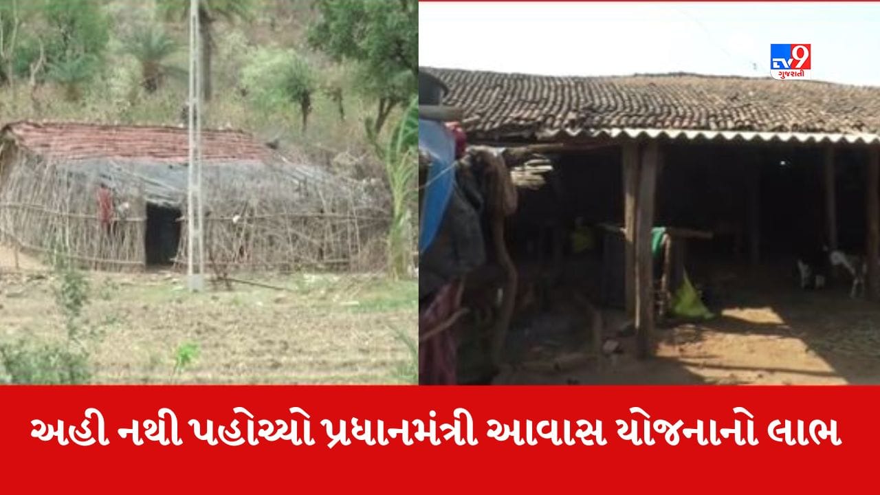 Banaskantha : આ ગામના લોકો હજી પણ પ્રધાનમંત્રી આવાસ યોજનાના લાભથી વંચિત, જુઓ Video Banaskantha : આ ગામના લોકો હજી પણ પ્રધાનમંત્રી આવાસ યોજનાના લાભથી વંચિત, જુઓ Video