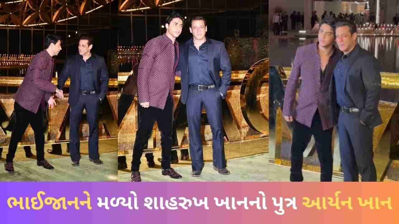 Viral Video: જ્યારે સલમાન ખાનને મળ્યો શાહરુખ ખાનનો પુત્ર આર્યન ખાન, ફેન્સે આપી આવી પ્રતિક્રિયા