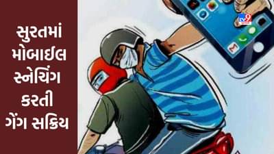 Surat: ઉધના વિસ્તારમાં મોબાઈલ સ્નેચિંગની ઘટના, સીસીટીવી Video સામે આવ્યો