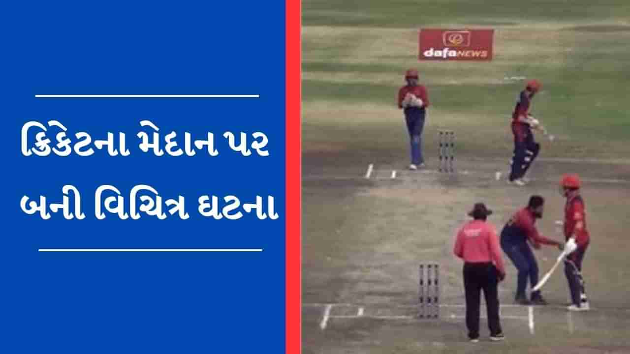 Viral Video : બોલરે અનોખા અંદાજમાં પકડયો કેચ, બેટરના ડાંડિયા ગૂલ