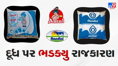 Karnataka Election 2023: કર્ણાટકમાં અમૂલના પ્રવેશને લઈ રાજકારણ ગરમાયું, જુઓ Video Karnataka Election 2023: કર્ણાટકમાં અમૂલના પ્રવેશને લઈ રાજકારણ ગરમાયું, જુઓ Video