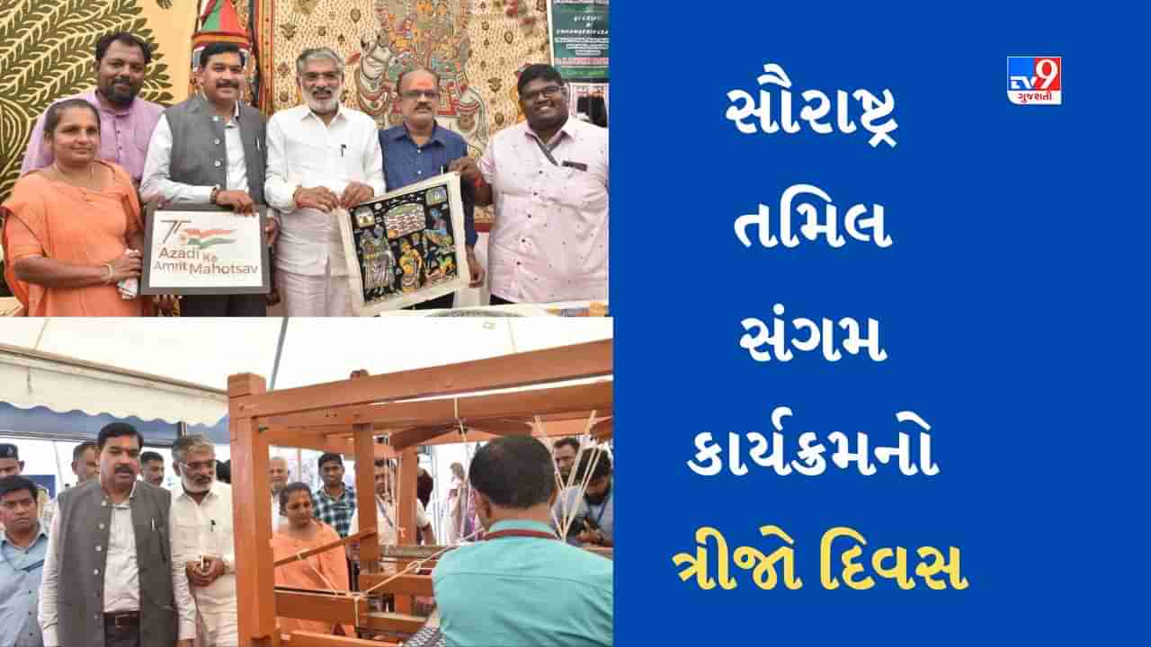 ગીરસોમનાથ : સૌરાષ્ટ્ર તમિલ સંગમમાં 5D વર્ચ્યુઅલ ટૂરને નિહાળી મંત્રમુગ્ધ બન્યા મંત્રીઓ, તમિલ બાંધવોએ સિંહદર્શનનો લ્હાવો લીધો