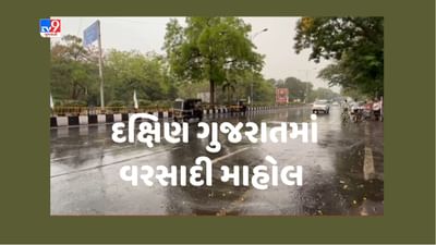 Gujarati Video : સૌરાષ્ટ્ર બાદ હવે દક્ષિણ ગુજરાતમાં છવાયો વરસાદી માહોલ, સુરત શહેર, કામરેજ, ઓલપાડ, બારડોલીમાં વહેલી સવારથી વરસાદ, વલસાડમાં પણ માવઠું Gujarati Video : સૌરાષ્ટ્ર બાદ હવે દક્ષિણ ગુજરાતમાં છવાયો વરસાદી માહોલ, સુરત શહેર, કામરેજ, ઓલપાડ, બારડોલીમાં વહેલી સવારથી વરસાદ, વલસાડમાં પણ માવઠું
