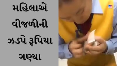 Viral video : વીજળીની ઝડપે રૂપિયા ગણતી જોવા મળી મહિલા, લોકોએ કહ્યું - આ તો મારા ઇન્ટરનેટ કરતાં પણ ઝડપી છે