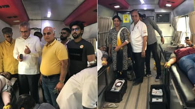 અમદાવાદના ખોખરા ગઢવી બંગ્લોઝ ખાતે સોમવારે સવારે નવ કલાકે જુનાગઢના સ્વર્ગસ્થ યુવા તબીબની યાદમાં અનોખો રક્તદાન કાર્યક્રમ યોજાયો હતો.