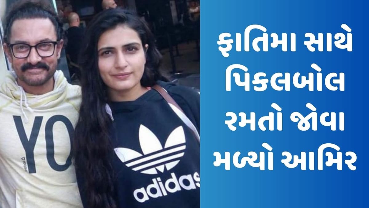 દંગલ સ્ટાર ફાતિમા સના શેખ સાથે પિકલબોલ રમતો જોવા મળ્યો આમિર ખાન, ચાહકો આપી રહ્યા છે પ્રતિક્રિયા, જુઓ Video