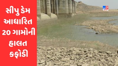 Banaskantha: સીપુ ડેમ કોરો ધાકોર થયો , 20 ગામોની હાલત કફોડી