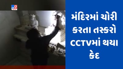 Gujarati Video : બનાસકાંઠાના અમીરગઢના જૈન મંદિરમાં ભગવાનના ઘરેણાની ચોરી, જુઓ CCTVમા ઘટના