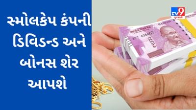 Dividend stock : આ સ્મોલકેપ કંપની ડિવિડન્ડ અને બોનસ શેરનો બમણો લાભ આપશે, રેકોર્ડ ડેટ પણ જાહેર કરાઈ