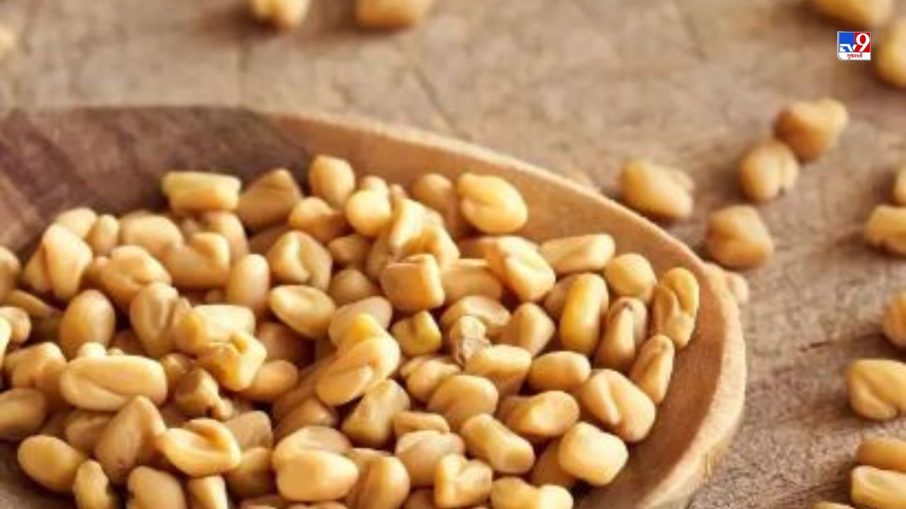 મેથીના દાણામાં આયર્ન, ફોસ્ફરસ, કેલ્શિયમ વધુ માત્રામાં જોવા મળે છે, જે હાડકાંને મજબૂત બનાવે છે. આ નાના બીજમાં હાજર એન્ટી ઈંફ્લેમેટરી ગુણો સાંધામાં સોજો ઓછો કરવામાં મદદરૂપ થાય છે. સ્વાસ્થ્ય નિષ્ણાંતોના મતે રાત્રે એક ચમચી મેથીના દાણાને પાણીમાં પલાળી રાખો. સવારે તેને ચાવીને ખાઓ. આમ કરવાથી તે પીડાને દૂર કરવામાં અસરકારક સાબિત થઈ શકે છે.