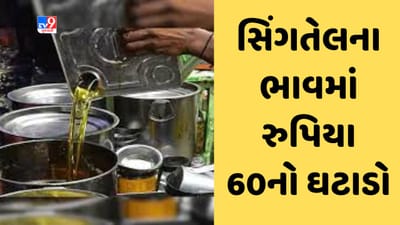 Breaking News : ગૃહિણીઓ માટે સારા સમાચાર, સિંગતેલના ભાવમાં રુપિયા 60નો ઘટાડો, કપાસિયા તેલના ભાવ પણ ઘટ્યા