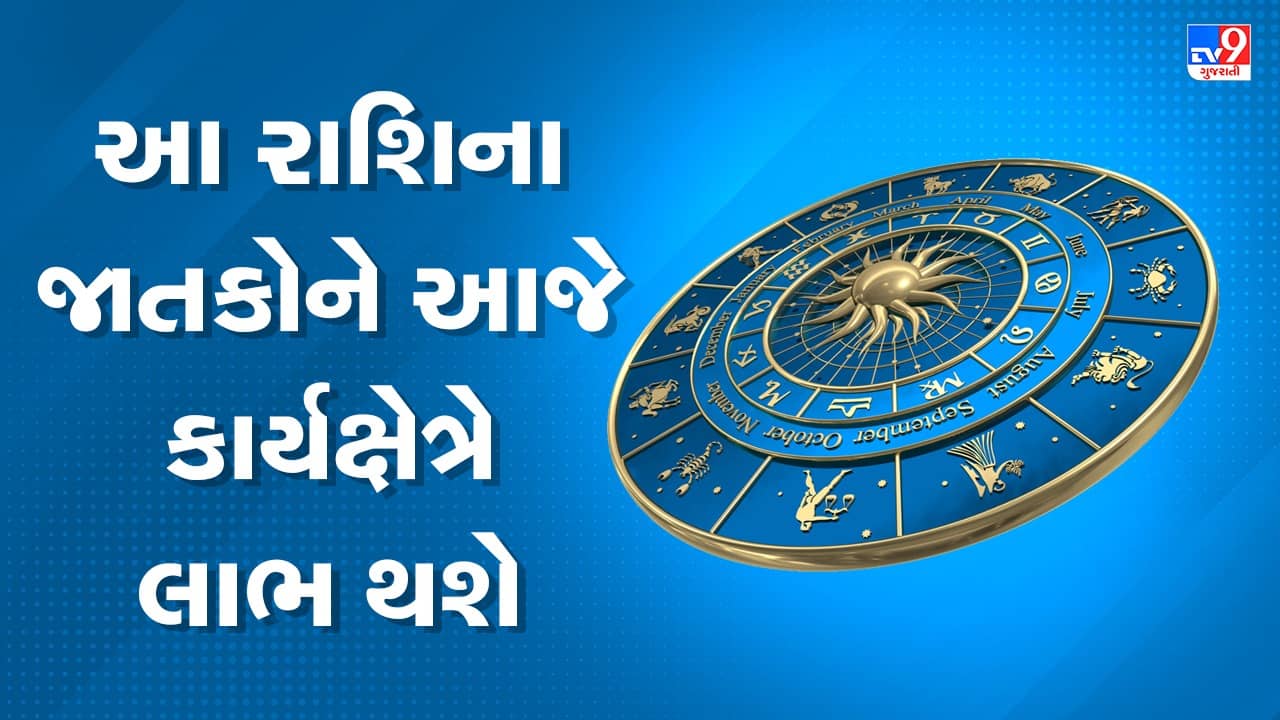 Horoscope Today Video : આ 2 રાશિના જાતકોને આજે કાર્યક્ષેત્રે લાભ થશે, જાણો કઈ કઈ રાશિ છે, જુઓ Video