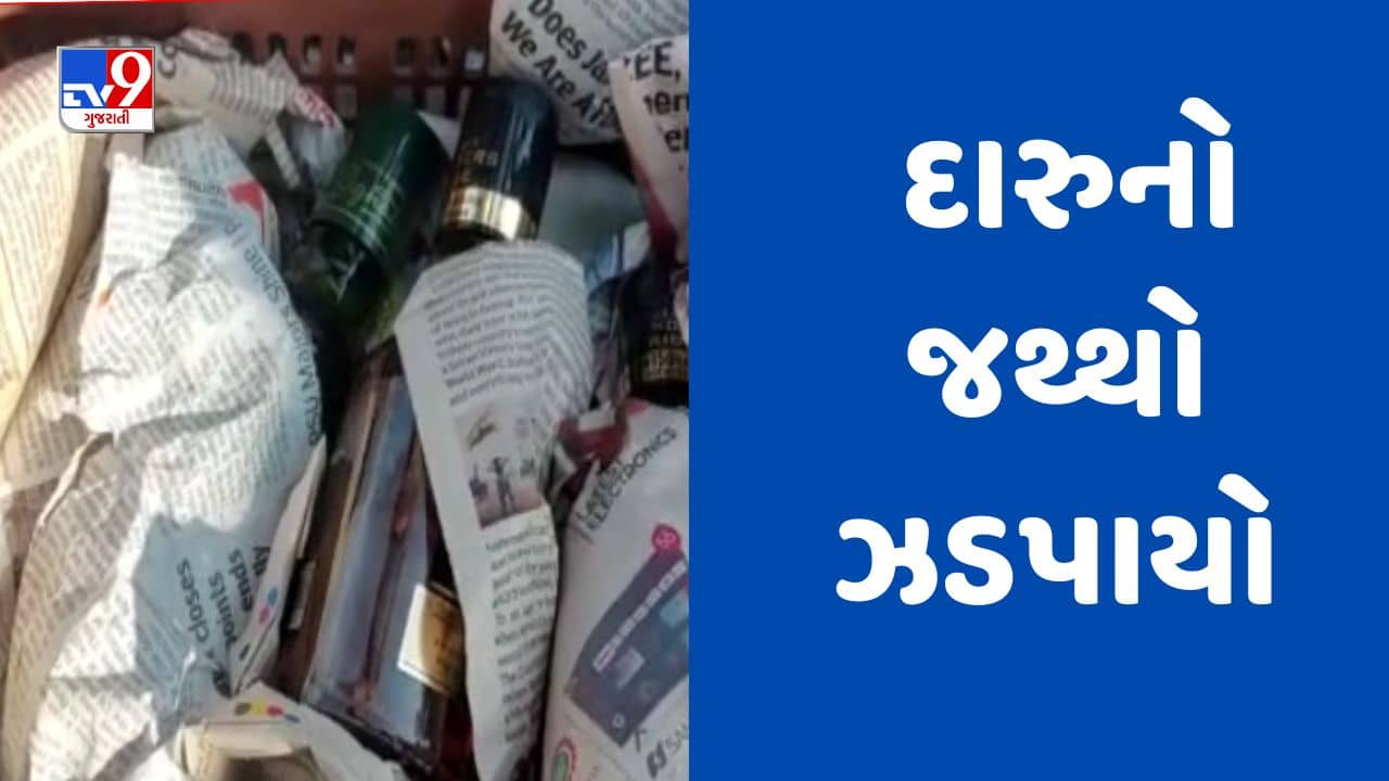 Gujarati Video : જૂનાગઢમાં ઝડપાયો દારુનો જથ્થો, એકની ધરપકડ, કાર સહિત 3.53 લાખનો મુદ્દામાલ કર્યો જપ્ત