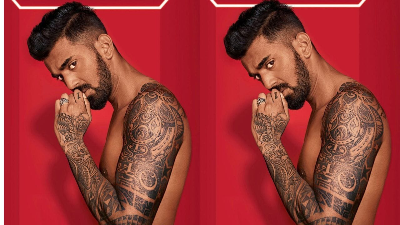 કેએલ રાહુલ:ઈજાગ્રસ્ત થતા વર્તમાન સિઝનમાંથી બહાર થયેલ સ્ટાઈલિસ્ટ ખેલાડી કેએલ રાહુલને પણ ટેટૂનો શોખ છે. તેના શરીર પર નવ ટેટૂ છે. ડાબો આખો હાથ આદિવાસી ડીઝાઈનથી ભરેલો છે, બેકના ઉપરના ભાગ પર પણ અત્રંગી ડીઝાઇન છે, સાથે જ તેના ફેવરીટ ડોગ સિમ્બાનું નામ અને ડીઝાઈનનું ટેટૂ પણ તેના શરીર પર છે. 