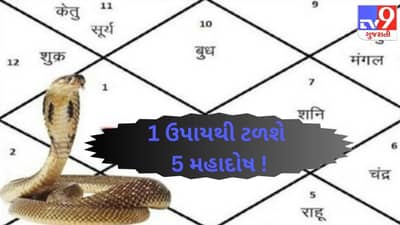 કુંડળીમાં રહેલા 5 મહાદોષમાંથી મુક્તિ અપાવશે 1 સરળ ઉપાય ! જાણો કેવી રીતે ટળશે મહા મુસીબતો ?