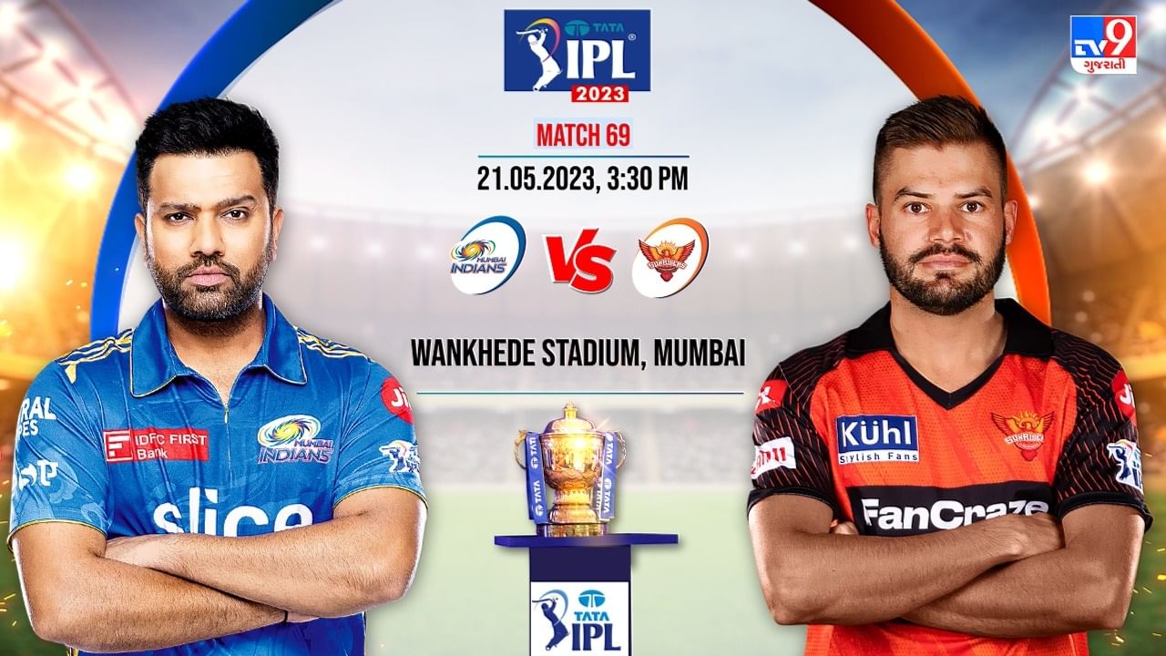 Mi Vs Srh Live Score Ipl 2023 Sunrisers Hyderabad Start Batting Mumbais Last Bid For 3574