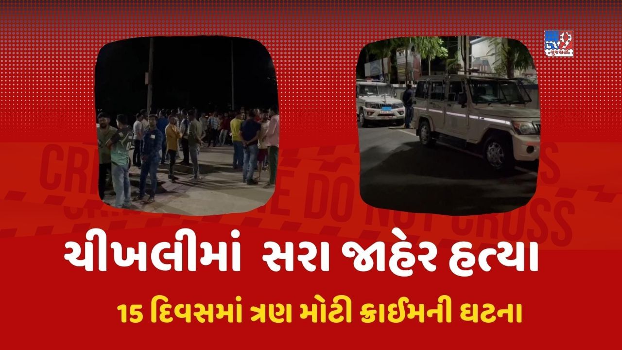 Navsari  : ચીખલી તાલુકાના થાલા ગામે તીક્ષ્ણ હથિયાર વડે એક ઇસમની કરાઇ હત્યા, છેલ્લા 15 દિવસમાં ત્રણ મોટી ક્રાઈમની ઘટના