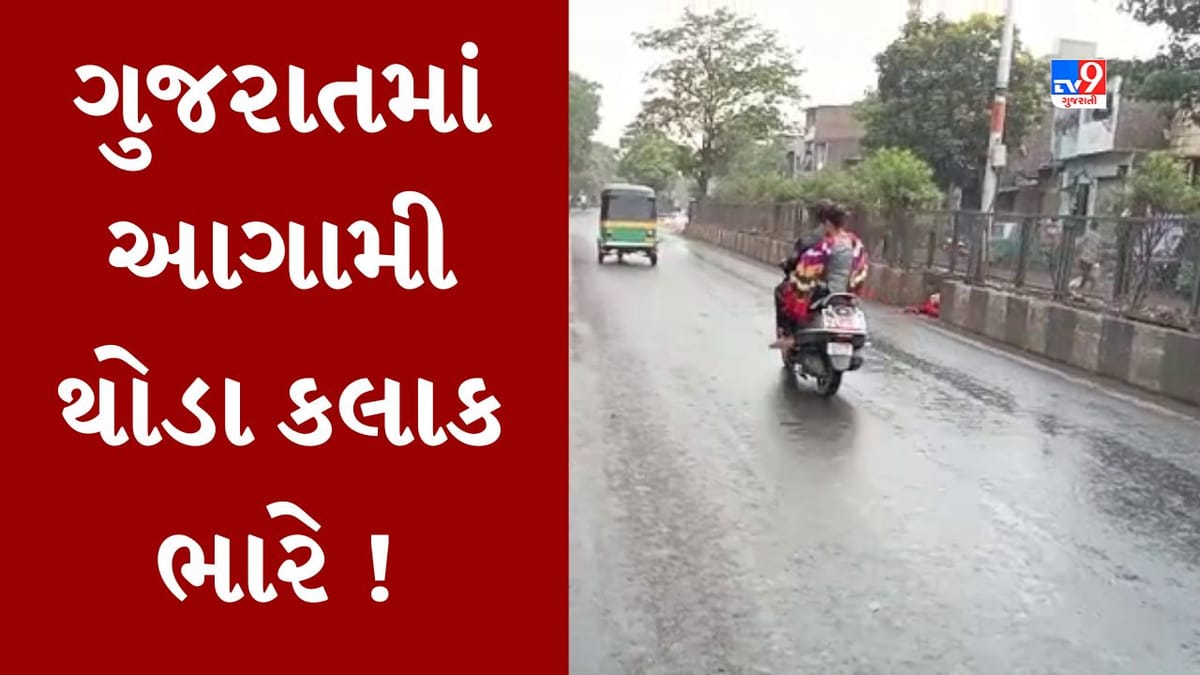 Breaking News : રાજ્યમાં આગામી 3 કલાક ભારે વરસાદની આગાહી, 40 કિમીની ઝડપે ફુકાઇ શકે છે પવન, જુઓ Video Breaking News : રાજ્યમાં આગામી 3 કલાક ભારે વરસાદની આગાહી, 40 કિમીની ઝડપે ફુકાઇ શકે છે પવન, જુઓ Video