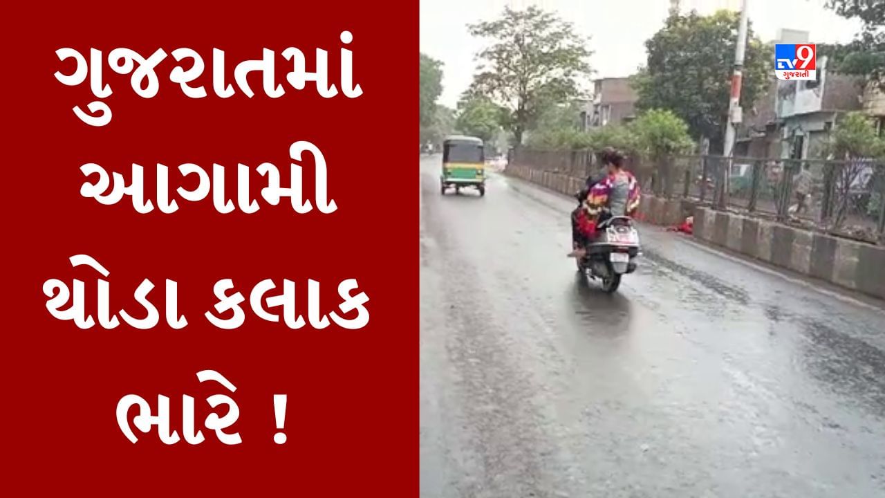 Breaking News : રાજ્યમાં આગામી 3 કલાક ભારે વરસાદની આગાહી, 40 કિમીની ઝડપે ફુકાઇ શકે છે પવન, જુઓ Video