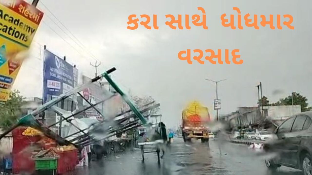 Rain In Aravalli: અરવલ્લી જિલ્લામાં કમોસમી વરસાદ વરસ્યો, મેઘરજ પંથકમાં કરા સાથે વરસાદ