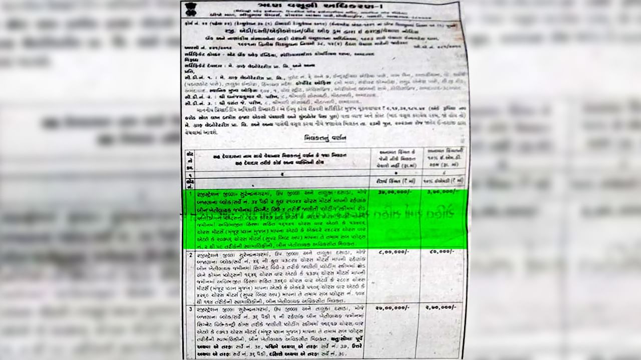 Surendranagar Dasada E Auction Paper Cutting