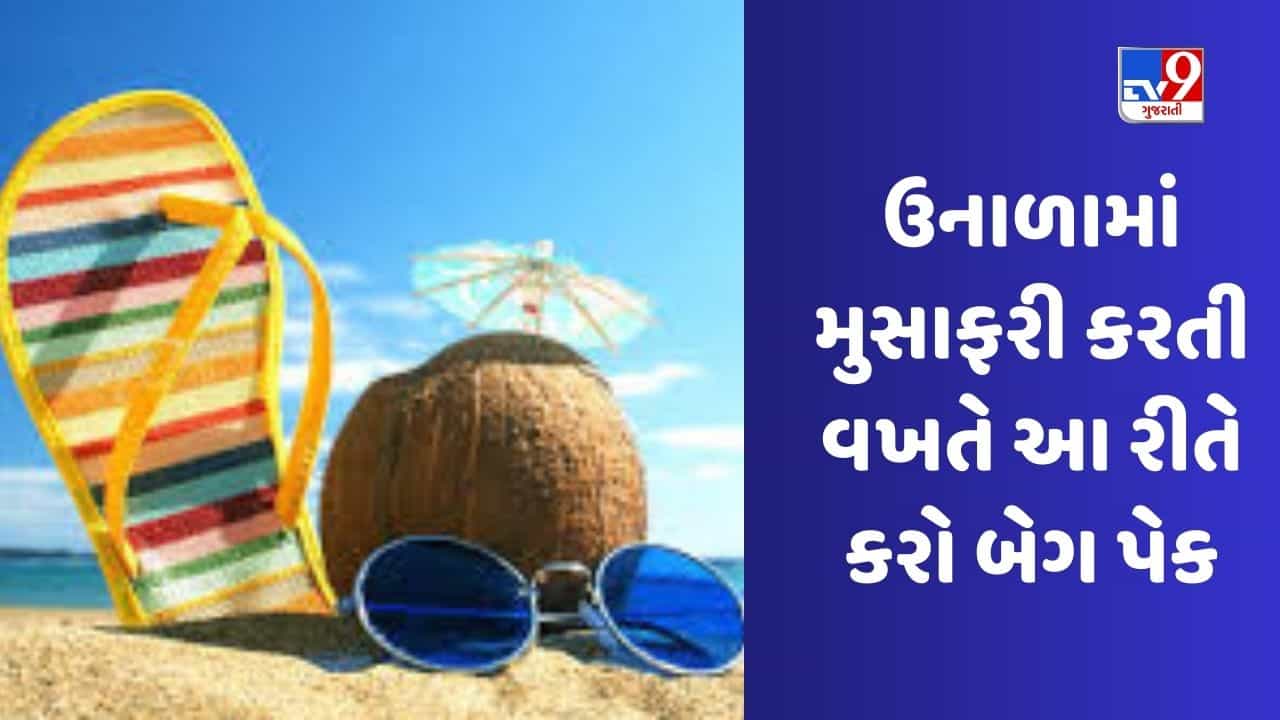 Summer Tips : ઉનાળામાં મુસાફરી કરતી વખતે તમારી સાથે આ વસ્તુઓ રાખો, ચેકલિસ્ટમાં સામેલ કરો