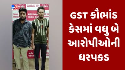 Gujarati video : વડોદરામાં GST કૌભાંડ કેસમાં વધુ બે આરોપીઓની ધરપકડ, ક્રાઈમ બ્રાન્ચની ઇકો સેલે કરી ધરપકડ
