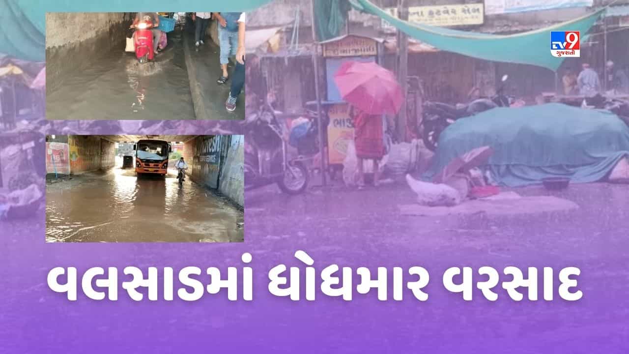 Valsad : સતત ત્રીજા દિવસે પડી રહેલા વરસાદને કારણે કેરીના પાકમાં નુકશાનની ભીતિ, જુઓ Video