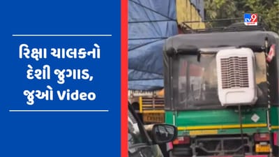 Viral Video : રીક્ષા ચાલકે ગરમીથી બચવા કર્યો દેશી જુગાડ, વીડિયો જોઈ યુઝર્સે આપ્યા આવા રિએક્શન