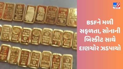 West Bengal: BSFને મળી સફળતા, 1.80 કરોડ રૂપિયાના સોનાના બિસ્કીટ સાથે દાણચોર ઝડપાયો