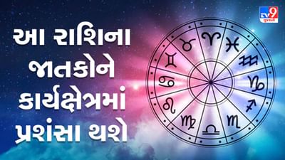 Horoscope Today Video : આ ચાર રાશિના જાતકોને કાર્યક્ષેત્રમાં પ્રશંસા થશે, જાણો કઈ કઈ રાશિ છે, જુઓ Video