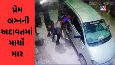 Gujarat Video: પ્રેમના દુશ્મન : અમરેલીમાં પ્રેમ લગ્નનું મનદુ:ખ રાખી યુવતીના પરિવારજનોએ યુવકને માર્યો માર