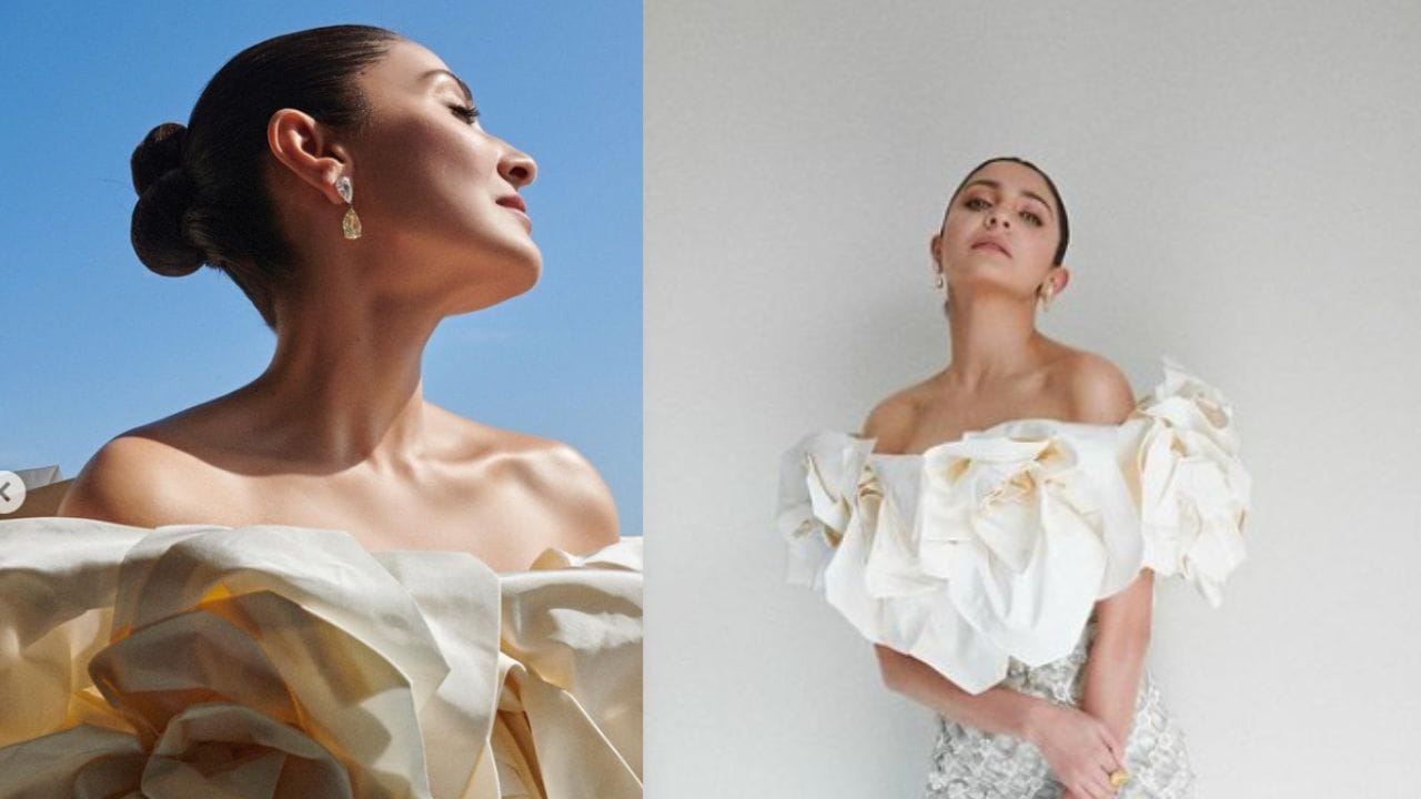 Anushka Sharma Cannes Look: કાન્સ 2023 માં ભારતીય અભિનેત્રીઓ એક થી એક જબરદસ્ત લુક જોવા મળી છે. શોની શરૂઆતથી જ, બોલિવૂડ અભિનેત્રીએ તેના અદભૂત દેખાવથી વિશ્વભરના ચાહકોને આકર્ષિત કર્યા. સપના ચૌધરી, મૃણાલ ઠાકુર, ઐશ્વર્યા રાય બચ્ચન અને ઈશા ગુપ્તા બાદ હવે અનુષ્કા શર્માનો લુક પણ આવી ગયો છે. (ફોટો ક્રેડિટ- @instagram)