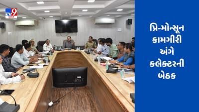 Kutch: ચોમાસા પહેલા 33 મુદ્દે આગોતરા આયોજન અંગે કલેક્ટરે કર્યાં વિવિધ સૂચનો