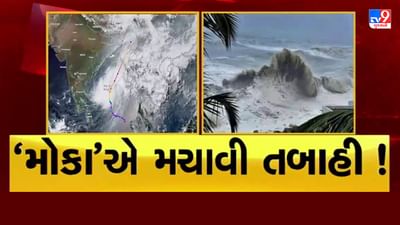 Cyclone Mocha: બાંગ્લાદેશ-મ્યાનમારના તટ પર ટકરાયું ચક્રવાત 'મોકા', ભારે પવનના કારણે એક ટાવર ધરાશાયી