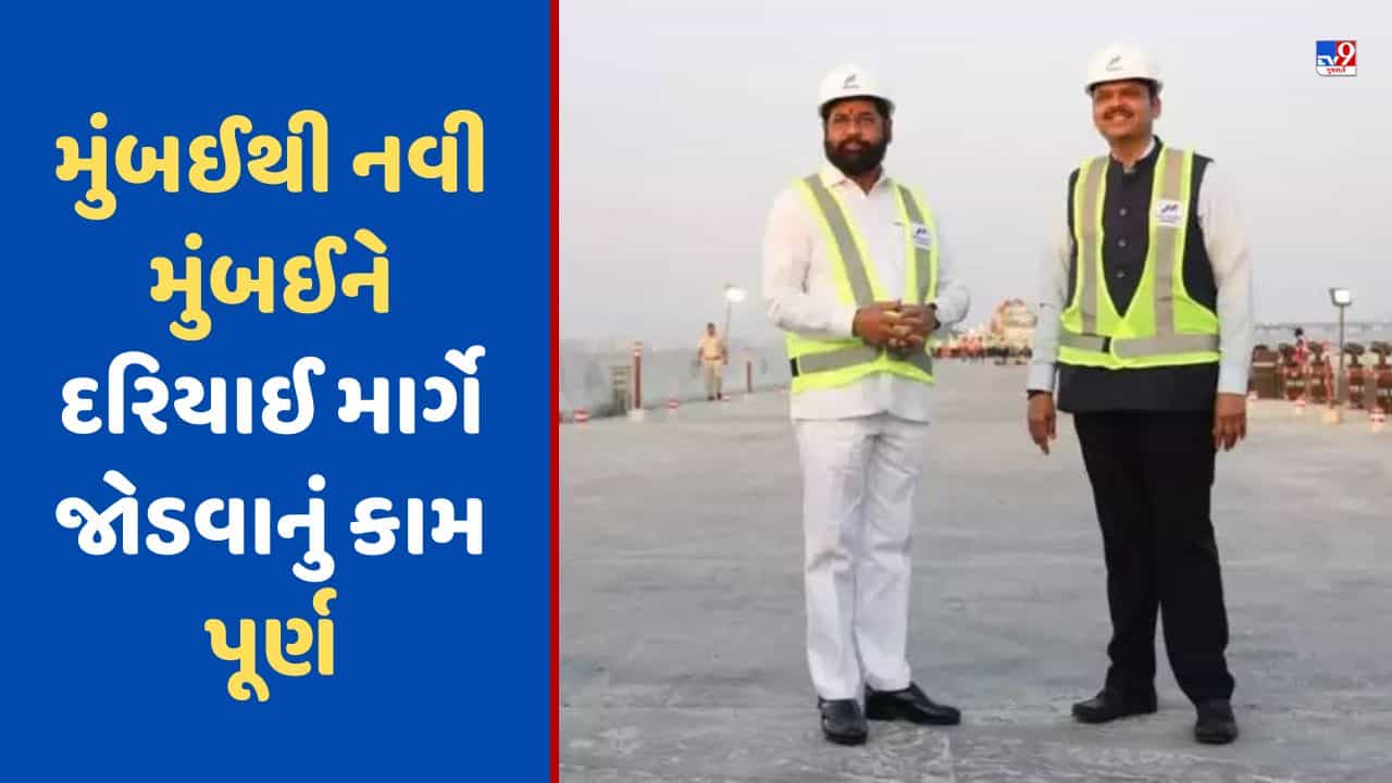 Maharashtra: મુંબઈથી નવી મુંબઈ હવે ફક્ત 20 મિનિટમાં જ જઈ શકાશે, દરિયા પર બનેલા દેશના સૌથી લાંબા પુલની CM અને DCMએ લીધી મુલાકાત
