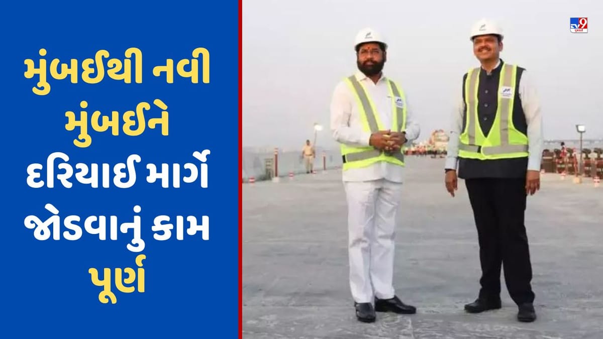 Maharashtra: મુંબઈથી નવી મુંબઈ હવે ફક્ત 20 મિનિટમાં જ જઈ શકાશે, દરિયા પર બનેલા દેશના સૌથી લાંબા પુલની CM અને DCMએ લીધી મુલાકાત