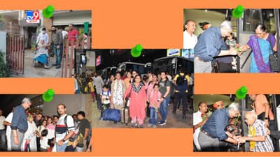 Rajkot: ઓપરેશન કાવેરી અંતર્ગત વધુ 150 નાગરિકો પહોંચ્યા વતન રાજકોટ, 103 વર્ષીય વૃદ્ધાનું મામલતદાર દ્વારા કરાયુ સ્વાગત