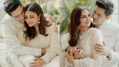 Parineeti-Raghav Engagement: એકબીજાના થયાં Parineeti Chopra-Raghav Chadha, દિલ્હીમાં ખાસ મહેમાનો વચ્ચે પરિણીતી ચોપરા-રાઘવ ચઢ્ઢાની થઈ સગાઈ