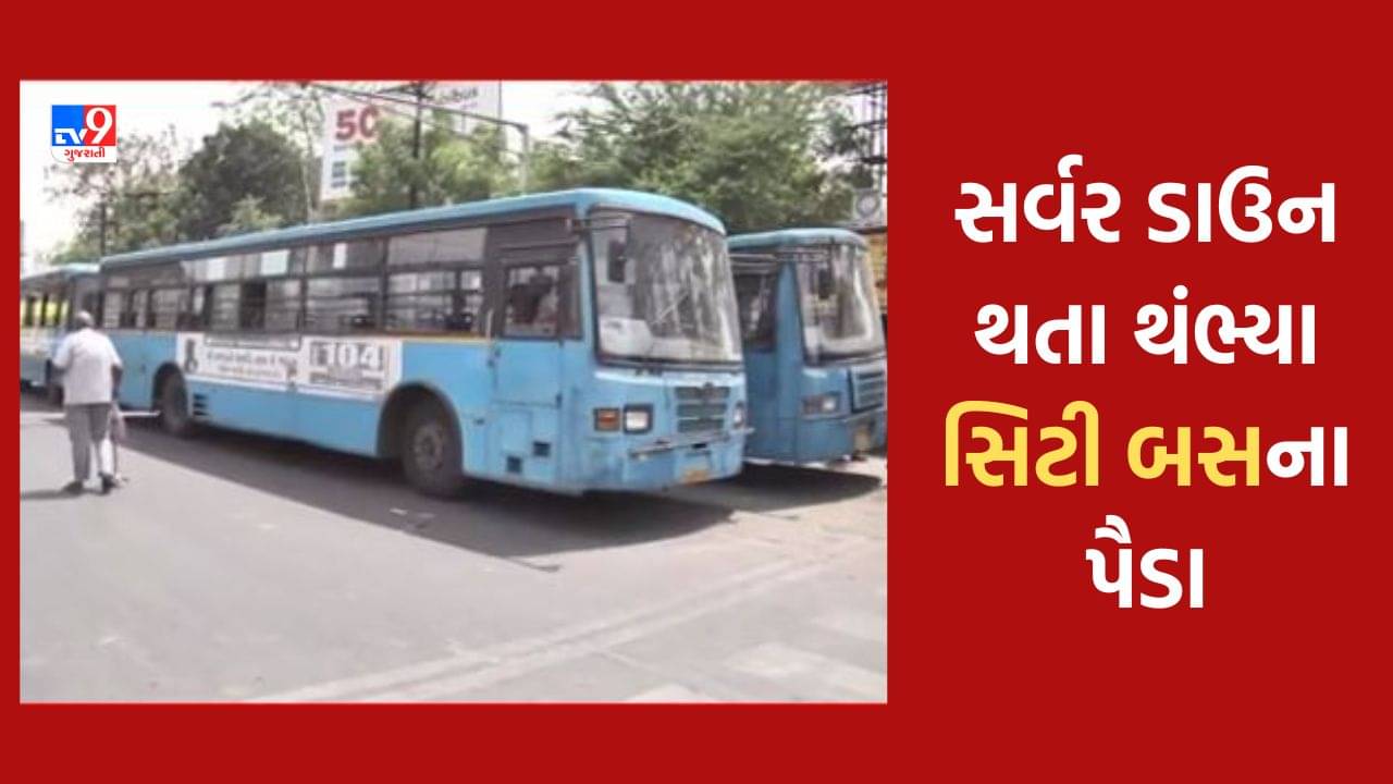 Gujarati Video: સર્વર ડાઉન થતા રાજકોટ સિટી બસના થંભ્યા પૈડા, કોર્પોરેશનની બેદરકારીને કારણે રઝળ્યા લોકો