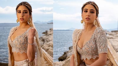 બોલિવૂડ સુંદરી સારા અલી ખાને 76માં કાન્સ ફિલ્મ ફેસ્ટિવલ 2023માં રેડ કાર્પેટ પર દેશી અંદાજમાં એન્ટ્રી કરી હતી. મોટા ગાઉન અને હેવી જ્વેલરીની વચ્ચે સારાના લહેંગા લુક એે સૌનું ધ્યાન ખેંચ્યું હતું.